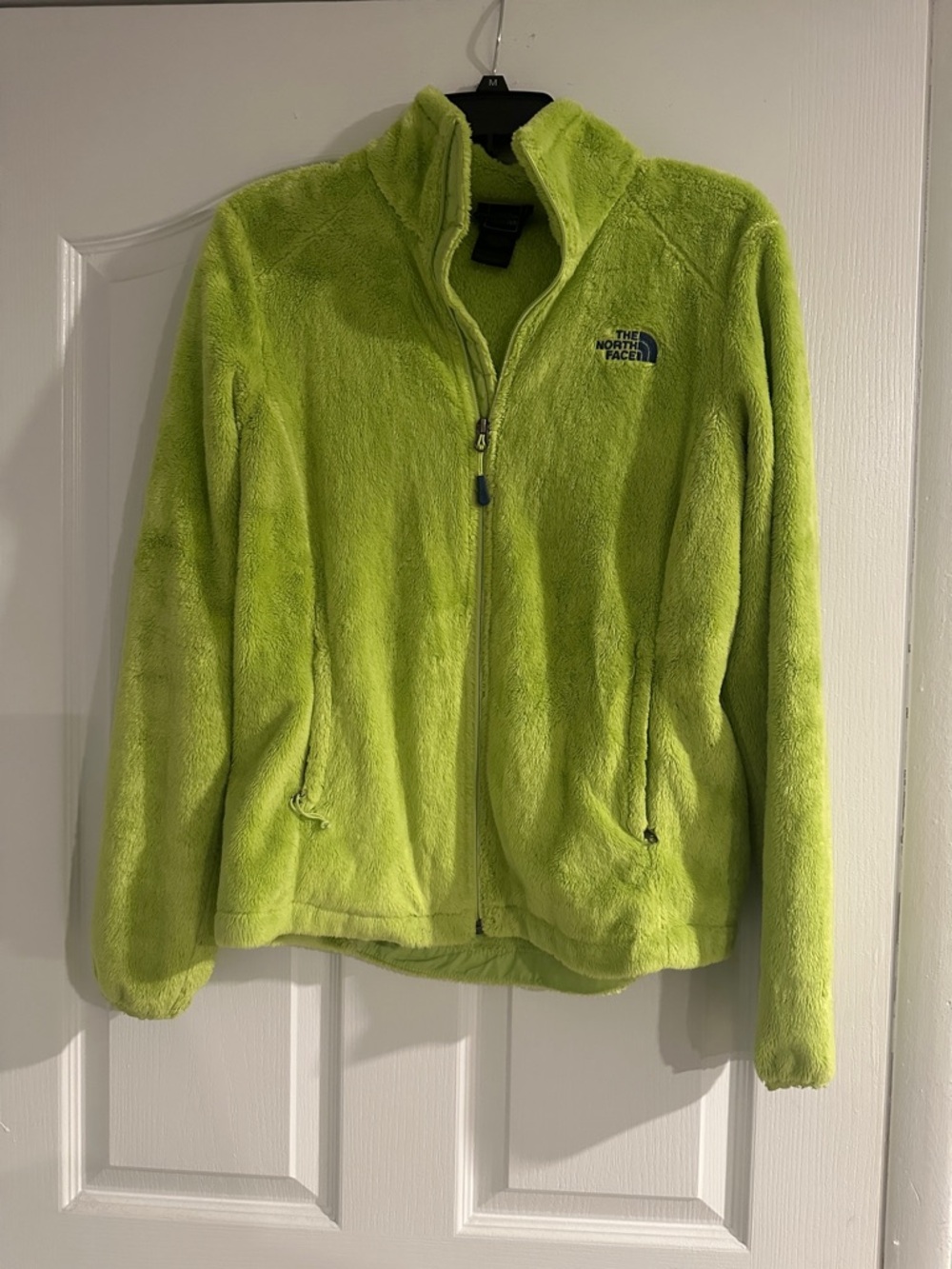 The North Face Women's Neon Lime Teddy Fleece Jacket
